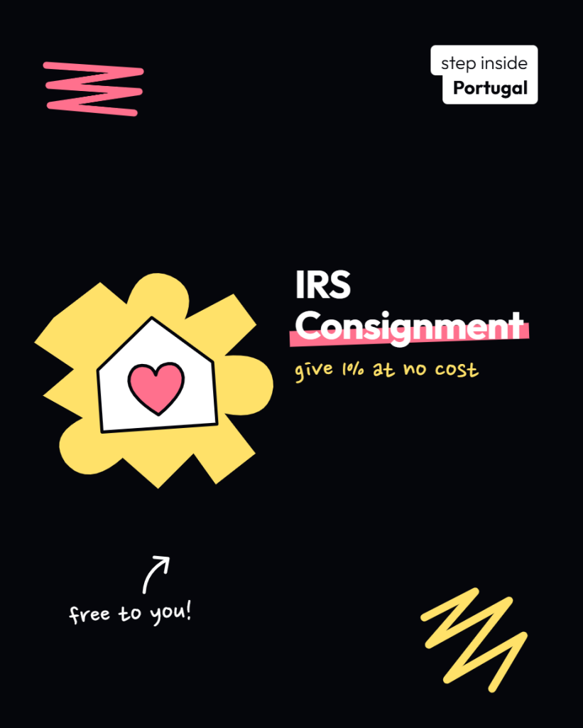 IRS Consignment in Portugal: Give 1% of Your Tax to a Cause at No Cost to You